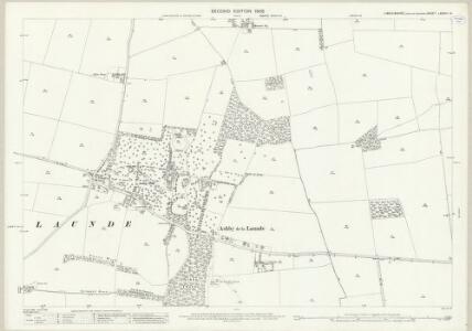 Lincolnshire LXXXVII.14 (includes: Ashby De La Launde and Bloxholm; Digby; Rowston) - 25 Inch Map