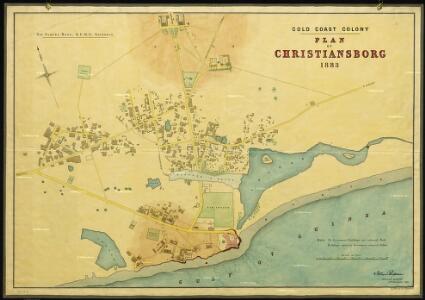 Gold Coast Colony. Plan of Christiansborg