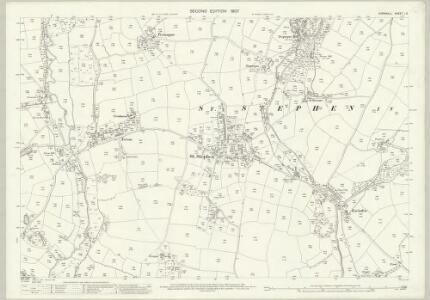 Cornwall L.5 (includes: St Stephen in Brannel) - 25 Inch Map