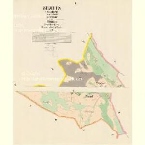 Semitz (Semice) - c6829-1-001 - Kaiserpflichtexemplar der Landkarten des stabilen Katasters