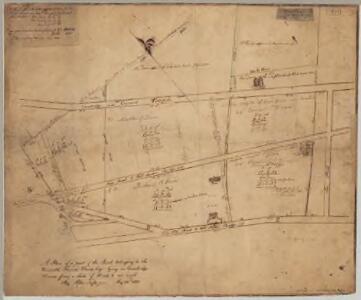 A plan of a part of the land belonging to the honorable Frances Dana, Esqr. lying in Cambridge