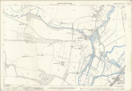 Hampshire and Isle of Wight XXXIX.11 (includes: Bossington; Broughton; Houghton; Kings Somborne) - 25 Inch Map