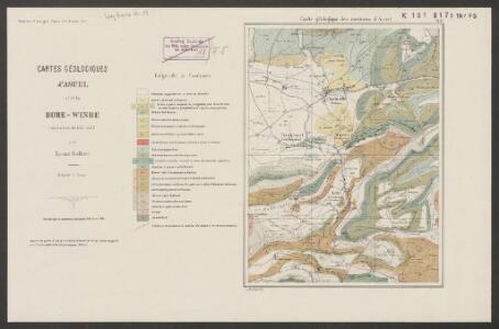 Carte géologique des environs d'Asuel