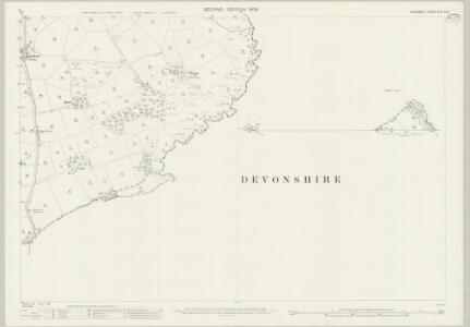 Cornwall VI.6 & 10 (includes: Bridgerule; Launcells; Pancrasweek; Pyworthy; Whitstone) - 25 Inch Map