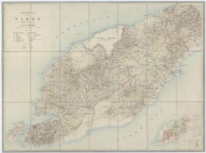[Zonder aantekeningen], uit: Schetskaart van Timor (Nederlandsch gebied) / [door de] Topographische Inrichting, Batavia