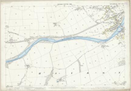 Northumberland (Old Series) XCIII.6 (includes: Haydon) - 25 Inch Map