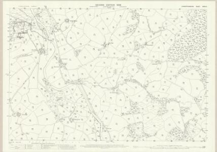 Carmarthenshire XXXIV.3 (includes: Llangadog) - 25 Inch Map