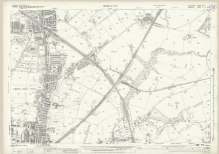 Lancashire CXII.1 (includes: Bredbury And Romiley; Denton; Stockport) - 25 Inch Map