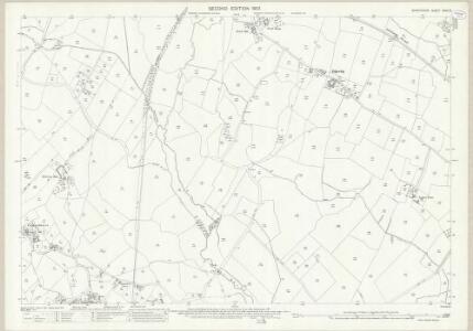 Shropshire XXVI.12 (includes: Great Ness; Kinnerley; Melverley) - 25 Inch Map