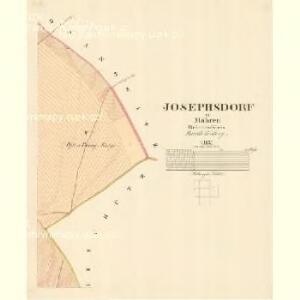 Josephsdorf - m1127-1-004 - Kaiserpflichtexemplar der Landkarten des stabilen Katasters