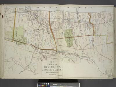 Plan of Irvington, Dobbs Ferry and Surroundings.