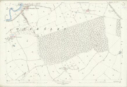 Warwickshire XLIII.2 (includes: Alcester; Exhall; Haselor) - 25 Inch Map