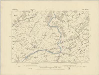 Montgomeryshire XXII.NW - OS Six-Inch Map