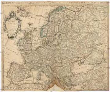Carte d'Europe dressée pour l'Usage du Roy sur les Itineraires anciens et modernes et sur les Routiers de mer assujetis aux observations astronomiques