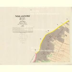 Niklasdorf - m1786-1-001 - Kaiserpflichtexemplar der Landkarten des stabilen Katasters