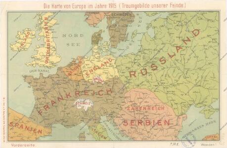 Die Karte von Europa...