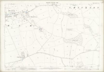 Essex (1st Ed/Rev 1862-96) XIV.14 (includes: Broxted; Chickney; Henham) - 25 Inch Map