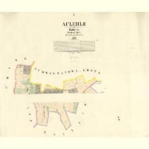 Aulehle - c8240-1-001 - Kaiserpflichtexemplar der Landkarten des stabilen Katasters