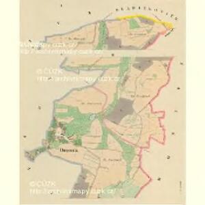 Dunowitz (Dunowic) - c1610-1-001 - Kaiserpflichtexemplar der Landkarten des stabilen Katasters