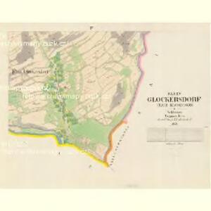 Klein Glockersdorf (Male Klokočowo) - m1204-1-002 - Kaiserpflichtexemplar der Landkarten des stabilen Katasters