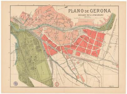 Plano de Gerona : revisado por el ayuntamiento