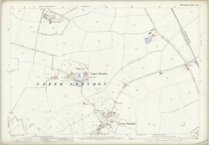 Bedfordshire XXVI.4 (includes: Henlow; Meppershall; Shillington; Upper Stondon) - 25 Inch Map