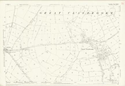 Leicestershire XLVIII.2 (includes: Claybrooke Magna; Claybrooke Parva; Frolesworth; Sharnford; Wibtoft) - 25 Inch Map