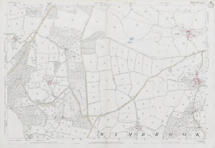 Somerset XCI.2 (includes: Combe St Nicholas; Wambrook; Whitestaunton) - 25 Inch Map