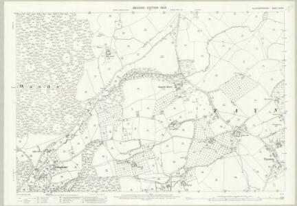 Gloucestershire XXIV.6 (includes: Newent; Taynton) - 25 Inch Map