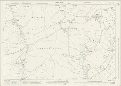 Kent LXI.1 (includes: Capel; Pembury) - 25 Inch Map