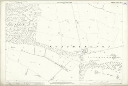 Hampshire and Isle of Wight XXXIII.12 (includes: Micheldever; Northington) - 25 Inch Map