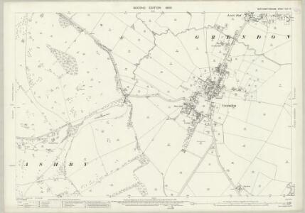 Northamptonshire XLVI.10 (includes: Castle Ashby; Easton Maudit; Grendon) - 25 Inch Map