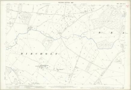 Kent LXV.12 (includes: Brabourne) - 25 Inch Map