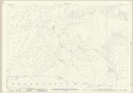 Glamorgan XXI.12 (includes: Cheriton; Llangennith; Llanmadog) - 25 Inch Map