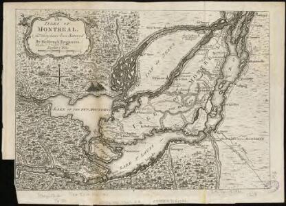 The Isles of Montreal as they have been survey'd by the French engineers