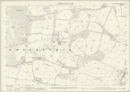 Hertfordshire XXXVI.12 (includes: Brickendon Liberty; Hoddesdon) - 25 Inch Map