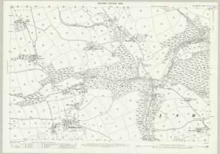 Devon XLII.1 (includes: Ashreigney; Burrington) - 25 Inch Map