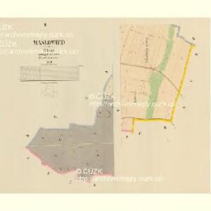 Maslowied - c4517-1-002 - Kaiserpflichtexemplar der Landkarten des stabilen Katasters