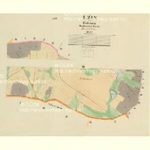 Lžin - c4344-1-003 - Kaiserpflichtexemplar der Landkarten des stabilen Katasters