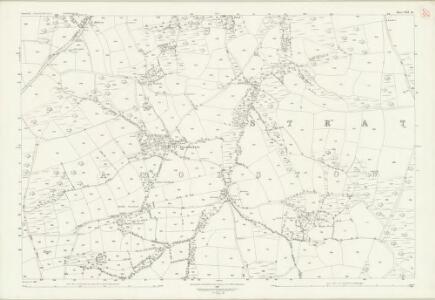Cornwall VIII.11 (includes: Jacobstow; Poundstock; St Gennys) - 25 Inch Map