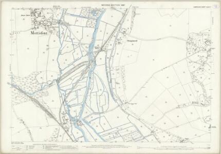 Hampshire and Isle of Wight XLVIII.7 (includes: Michelmersh; Mottisfont; Sherfield English) - 25 Inch Map