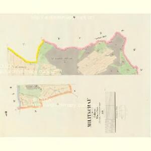 Militschau - c4666-1-002 - Kaiserpflichtexemplar der Landkarten des stabilen Katasters