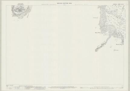 Cornwall LXXIV.8 (includes: Perranuthnoe; St Michaels Mount) - 25 Inch Map