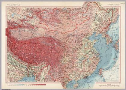 Mongolia and China.  Pergamon World Atlas.