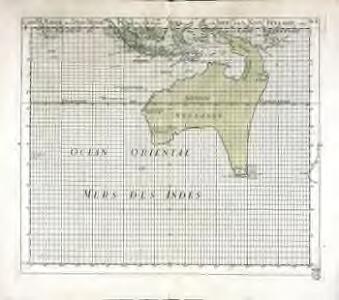 Carte marine des isles merid.les des Indes Orient.les et de la Nouv.e Hollande