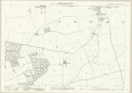 Lincolnshire LXIII.8 (includes: Great Sturton; Hatton; Panton; Sotby) - 25 Inch Map