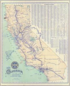 Map of California.