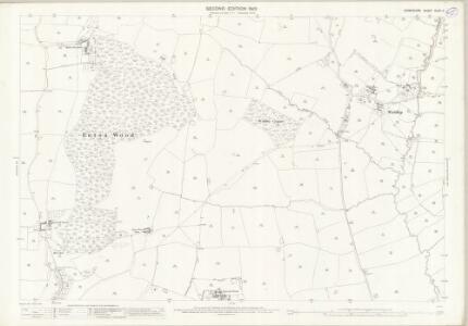 Derbyshire XLVII.11 (includes: Doveridge; Marston Montgomery) - 25 Inch Map