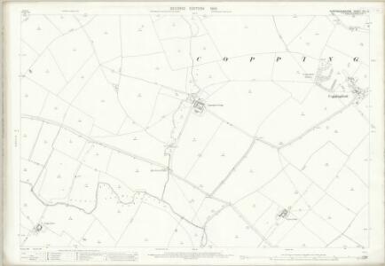 Huntingdonshire XIII.10 (includes: Buckworth; Hamerton; Sawtry; Steeple Gidding; Upton and Coppingford) - 25 Inch Map