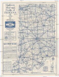 Highway Map and Guide of Indiana